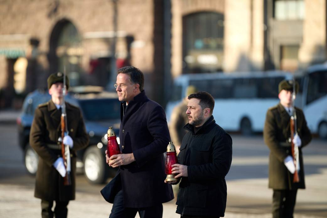 Марк Рюте и Володимир Зеленски